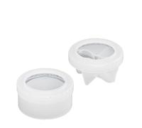 Organiseur multifonction en silicone pour couvercle rond avec nœud papillon - Boîte de rangement pour les amateurs d'artisanat, fabrication de cadeaux créatifs