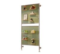 Organiseur mural modulaire en panneau perforé - Panneau en bois massif de 18 mm pour outils et accessoires - Solution de rangement murale polyvalente pour la maison, le bureau et les jeux (v