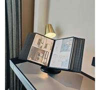 Organiseur Mural Pour Bureau - Panneaux Double Face En PVC Et Métal Pour Documents De Format Lettre (10/20 Pages), Idéal Pour La Maison Ou Le Bureau.(A)