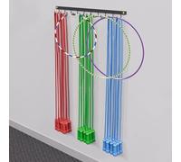 Organiseur mural pour équipement d'exercice, solution de rangement peu encombrante pour équipement de fitness