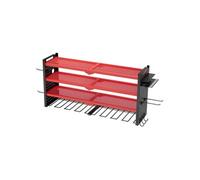 VEVOR Organiseur mural outils électriques – 4 niveaux, 8 supports de perceuse, panneaux perforés