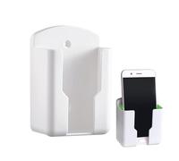 Organiseur mural pour télécommande | Boîte de rangement pour contrôleurs multimédia | Support adhésif pour télécommandes TV, boîte de rangement multimédia pour table de chevet, bibliothèque