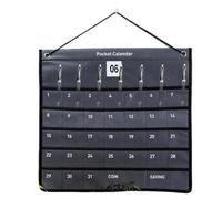 Organiseur mural : rangement de calendrier de poche pour planificateur mensuel, support organisateur de pièce | Calendrier mural avec motif d'âme