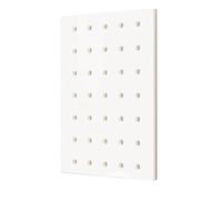 Organiseur mural rectangulaire en pin pour murs 120 x 60 cm, étagères de présentation polyvalentes pour la maison, le garage, le bureau, la salle d'artisanat, organiseur élégant pour outils et travaux