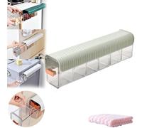 Organiseur mural transparent, boîte de rangement multifonctionnelle sans perforation, organisateur de tiroir mural transparent, boîte de rangement pour sous-vêtements, culottes, commode, tiroir,