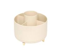 - Organiseur Pivotant 5 Compartiments "Alba" 14cm Beige