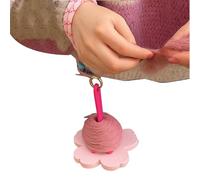 Organiseur portable avec sangle, décoration rotative à suspendre | Boîte de rangement compacte avec compartiment caché, cadeau pour les amateurs de crochet et les artisans