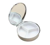 Organiseur portable en métal pour bijoux, médicaments de voyage, boîte de rangement pour pilules et bijoux avec miroir et fermeture sécurisée, フリーサイズ