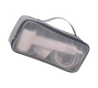 Organiseur portable en nylon épais pour cheveux, sac de rangement pour voyage, maison, salon, économie d'espace essentiel, séchoir à lisser, protecteur, gris, Taille unique