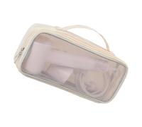 Organiseur portable en nylon épais pour cheveux, sac de rangement pour voyage, maison, salon, économie d'espace essentiel, séchoir à lisser, protecteur, abricot, Taille unique