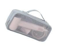 Organiseur portable en nylon épais pour cheveux, sac de rangement pour voyage, maison, salon, économie d'espace essentiel, séchoir à lisser, protecteur, bleu, Taille unique