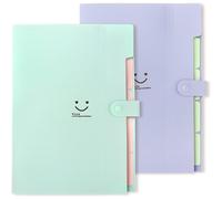Organiseur portable, extensible et grande capacité, imperméable, jolis porte-documents avec poches pour la famille, l'école, le bureau, les