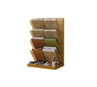 Organiseur Porte-documents A4 à 5 niveaux en maille, organiseur de courrier, support de rangement for magazines Rangement(Gold)