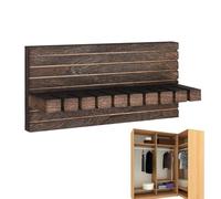 Organiseur pour ceintures d'armoire montage mural robuste et | Organiseur pour placard cravates et ceintures pour hommes femmes famille