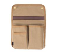Organiseur pour fauteuil, grande capacité, sac de rangement pour chaise de camping, pochette multifonctionnelle pour fauteuil roulant avec plusieurs poches, organiseur à suspendre 8,5 x 25,6 cm pour