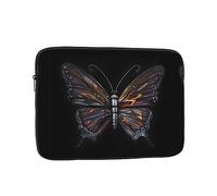 Organiseur pour ordinateur portable imprimé papillon mystère - 15 pouces, parfait pour les affaires décontractées ou l'école