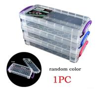 Organiseur pratique pour articles de papeterie et pièces, design transparent avec fermeture à pression pour la protection