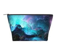 Organiseur quotidien, sac à cosmétiques 3D avec univers graphique, organisateur de voyage, trousse de toilette exquise, organisateur de cosmétiques portable, sac de papeterie, Noir , Taille unique