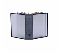 Organiseur Référence Mural, Porte-documents Bureau Rabat PVC, 20 Pochettes Couleur Recto-verso, Système Référence Bureau, Porte-documents Rabat Une Consultation Facile.