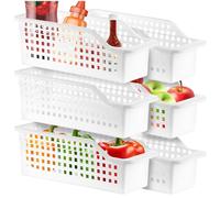 Organiseur réfrigérateur 34.5x13x11.5 cm 6 pcs boîte rangement aliments