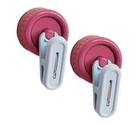 Organiseur rotatif à ventouse avec clips adhésifs solides pour étagères de douche, salle de bain, cuisine, zones humides