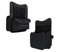 Organiseur Siège Auto PU 10L Double Face Organiseur Siège Auto(Black) | Imperméable, protège , 33x22cm compact, anti-humidité, intérieur propre