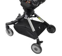 Organiseur sous panier pour poussette - Rangement dissimulé - Économie d'espace - Tissu Oxford - Installation sans effort - Sac de rangement pour poussette