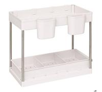 Organiseur Stora 2 niveaux L40 7cm beige