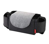 Organiseur universel pour poussette de bébé avec 2 porte-gobelets isothermes, sac de rangement à suspendre pour poussette de bébé, sacs de rangement portables à suspendre