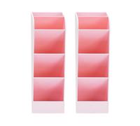Organiseurs et accessoires de bureau, porte-crayons en acrylique durable avec tiroir transparent pour un rangement de grande capacité au bureau à