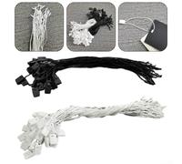 Organisez sans effort vos articles à l'aide d'étiquettes pratiques en corde de polyester équipées de fonctions de verrouillage fiables (noir)