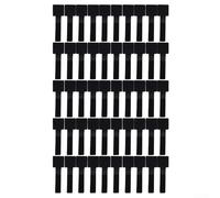 Organisez vos câbles avec 50 sangles réutilisables, solution de gestion de câbles réglable pour câbles de données et de charge (noir)