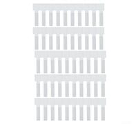 Organisez vos câbles avec 50 sangles réutilisables, solution de gestion de câbles réglable pour câbles de données et de charge (blanc)