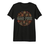 Organisme génétiquement modifié - Design Vieilli sans OGM T-Shirt Haut de Gamme