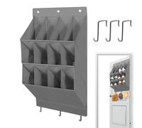 Organizador De Zapatos En Del Trasera De Puerta - Almacenamiento De Juguetes avec 12 Bolsillos | Almacenamiento De Zapatillas Sobre La Puerta | Para Apartamento, Vestíbulo, RV, Dortoir, Gardes