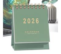 Organizador Mensual De Mesa Calendario De Escritorio 2025-2026 Pequeño | Agenda De Planificación Diaria Para Estudiantes, Oficina Hogar Estudio Adultos, Profesores, Oficina, Escuela Y Hogar
