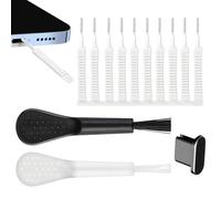 Organizati Kit d'outils de nettoyage électronique - Brosse de nettoyage à pointe fine, équipement d'élimination des débris de petits ports, ensemble d'entretien léger pour appareil de précision |