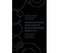 Organizational Intelligence And Knowledge Analytics