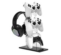Organize your and entertainment setup with this sleek 3-tier Headphone Stand designed for bedrooms, offices, and living spaces. Its vertical rack design maximizes space, offering multiple shelv