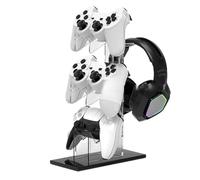 Organize your and entertainment setup with this sleek 3-tier Headphone Stand designed for bedrooms, offices, and living spaces. Its vertical rack design maximizes space, offering multiple shelv