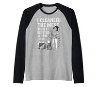 Organized Chaos Shirt - T-Shirt Humoristique pour Adulte Manche Raglan