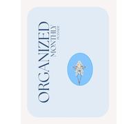 Organized monthly planner with calendar; to track your appointment & meetings, notes and reminders to stay productive, quarterly evaluation for better progress