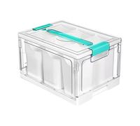 Organizer Artigianato- Contenitore Per Materiale Artistico 23 L Con Vassoi