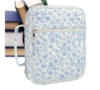 Organizer Cover, Church Carry Bag with Handle, Scripture Storage Bag with Zippered Pocket and Study Supplies, for Christian Study Travel Home School, Convenient Bible Holder and Faith Accessories Case