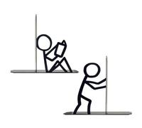 Organizzatore Astratto in Metallo Resistente - Organizzatore Fermalibri Camera Dei Bambini | Supporto Mensola Da 17 Cm | per Scrivania,per Librerie Tavolini Da Caffè Biblioteca Supporti TV