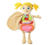 Organs Anatomy Poll Doll - Body Organs Educational Doll, 3D Organ Puzzle Soft Doll | Engager Une éducative pour Les, modèle générique d'anatomie Humaine Interactive, d'organes du