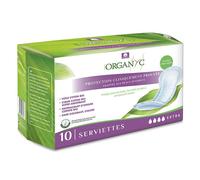 Organyc Fuites Urinaires Serviette Flux Extra Coton Bio 10 unités