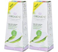 Organyc Protège-Slip String 100% Coton Bio | 1+1 GRATUIT Serviette hygienique 2x24 pc(s)