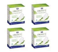 Organyc Serviettes Nuit en Coton Bio Certifié avec Ailettes, 40 unités | Protection de nuit douce et absorbante avec ailettes, cliniquement testée pour les peaux sensibles.