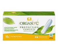 Organyc Tampon Regular 100% Cotton Bio 16 Pièces